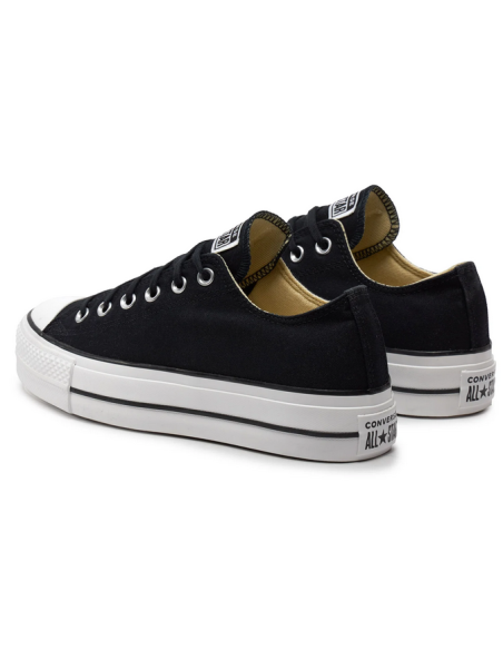 Converse Chuck Taylor All Star Ox Lift Women's Shoes - Black
