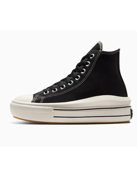 Zapatillas deportivas de archivo Converse Chuck Taylor All Star Move para mujer, color negro