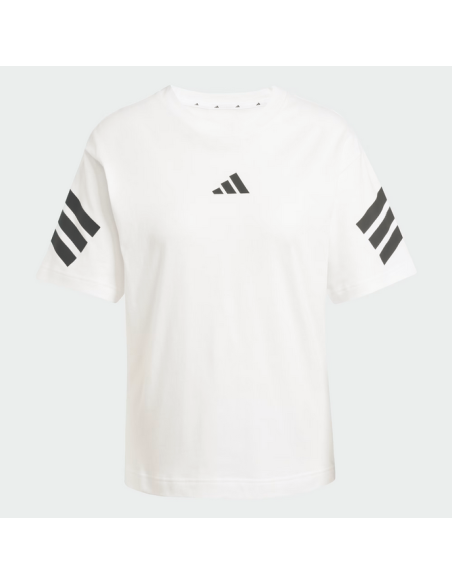 Adidas Future Icons 3-Stripes Tee Damen T-Shirt - Weiß