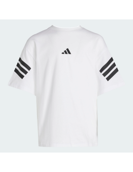 T-shirt Ragazza Adidas Future Icons 3-Stripes Tee - Bianco