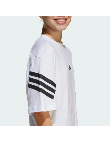 Adidas Future Icons 3-Stripes Tee Mädchen T-Shirt - Weiß