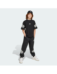 Camiseta Adidas Future Icons 3-Stripes Tee Unisex - Negro 2