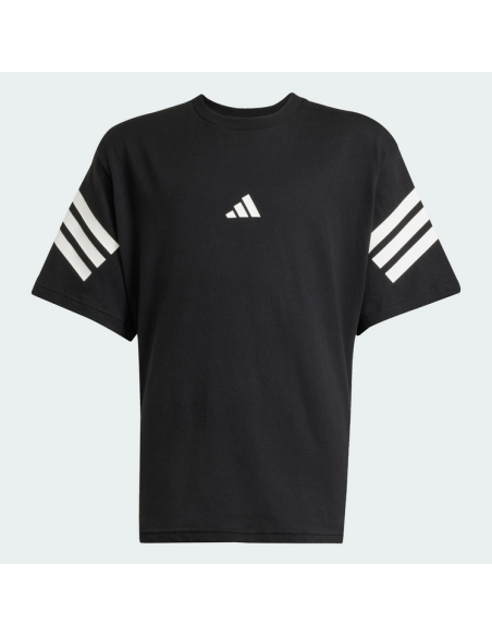 Adidas Future Icons 3-Stripes Tee Unisex T-Shirt - Schwarz