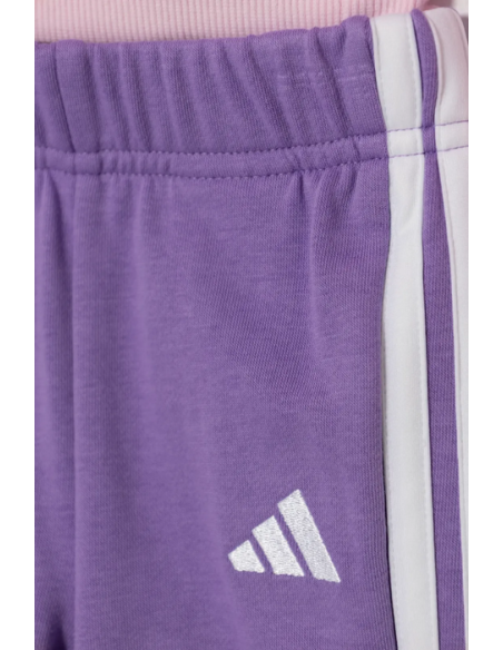 Tuta Bambina Adidas 3-Stripes - Rosa/Viola