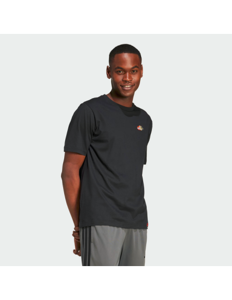 Adidas Embroidery Graphic Tee Men's T-shirt - Black