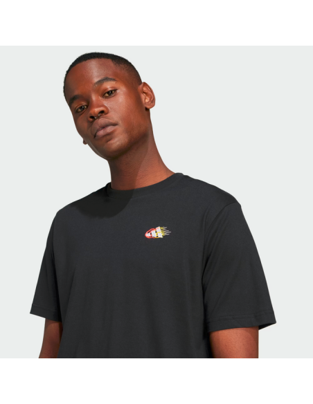 Adidas Embroidery Graphic Tee Herren T-Shirt - Schwarz