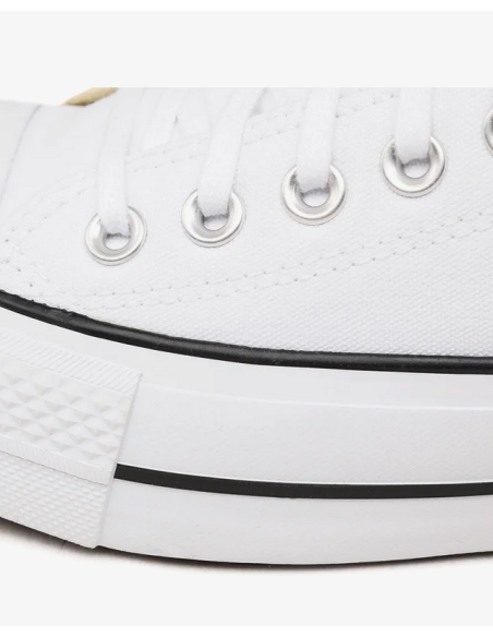 Zapatillas Converse Chuck Taylor All Star Ox Lift para mujer, color Blanco