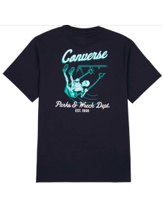 Camiseta Converse Swinging Skeleton para hombre - Negra 2