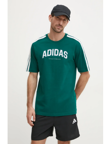 Adidas College Tee Men's T-Shirt - Green