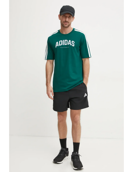 Adidas College Tee Men's T-Shirt - Green
