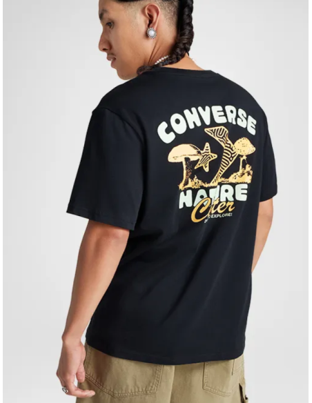 T-shirt Converse Nature Center pour homme - Noir