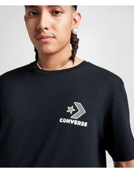 T-shirt Uomo Converse Nature Center - Nero
