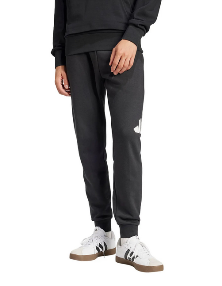 Pantalone Uomo Adidas Essentials Big Logo French Terry - Nero