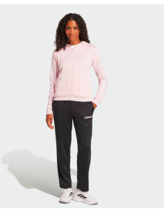 Tuta Donna Adidas Essentials Linear - Rosa/Nero