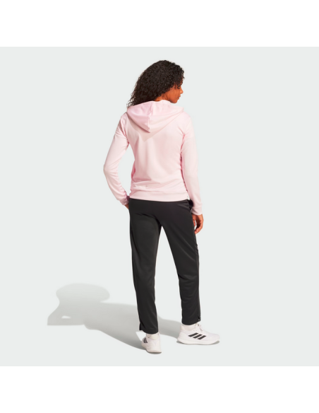 Tuta Donna Adidas Essentials Linear - Rosa/Nero