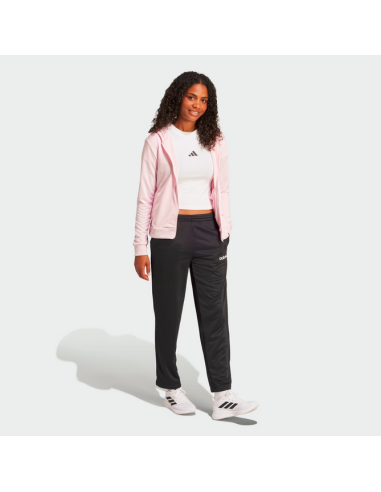 Tuta Donna Adidas Essentials Linear - Rosa/Nero