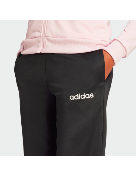 Tuta Donna Adidas Essentials Linear - Rosa/Nero