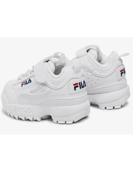 Scarpe Bambino Fila Disruptor - Bianco