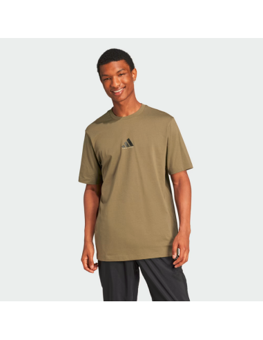 T-shirt Adidas Codes Photoreal Graphic pour homme - Vert militaire