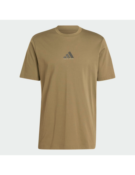 T-shirt Uomo Adidas Codes Photoreal Graphic - Verde Militare
