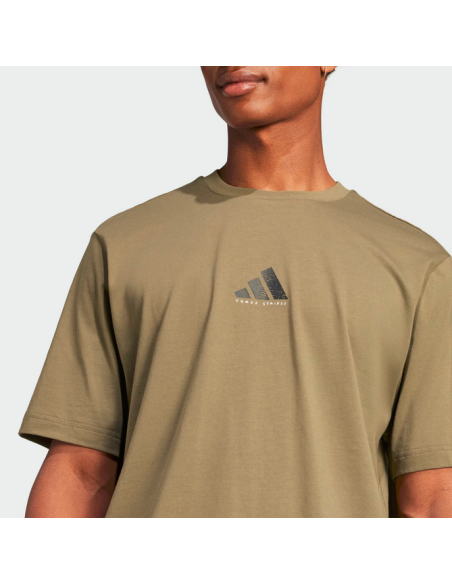 Adidas Codes Photoreal Graphic Herren T-Shirt - Militärgrün