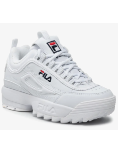 Scarpe Bambino Fila Disruptor - Bianco 2