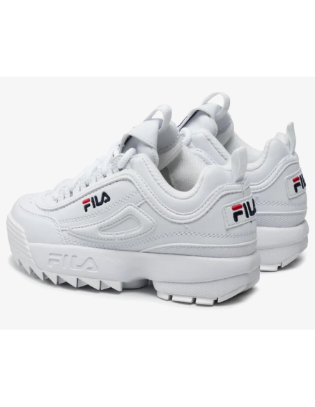 Scarpe Bambino Fila Disruptor - Bianco