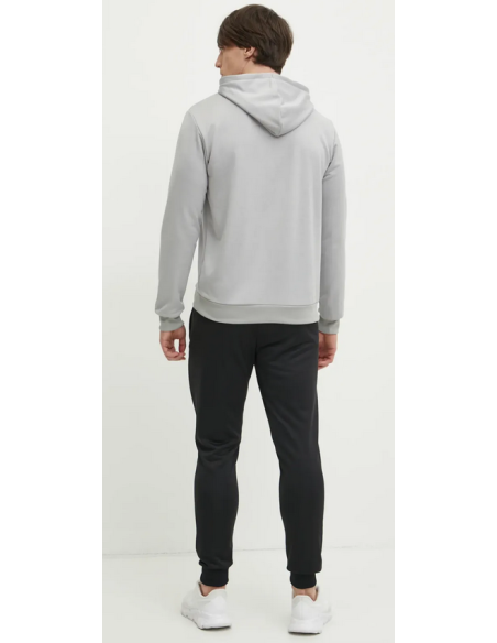 Survêtement à capuche en molleton French Terry à gros logo Adidas Sportswear pour homme - Gris/Noir