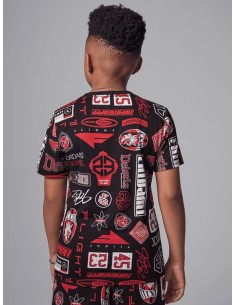 T-shirt Jordan Essentials Printed pour garçon - Noir 2