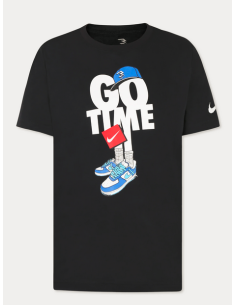 Nike Go Time Tee Jungen-T-Shirt – Schwarz