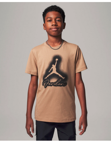 T-shirt Airbrushed Jumpman pour garçon Jordan MVP - Marron