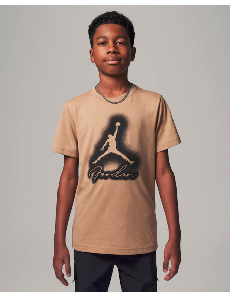 T-shirt Ragazzo Jordan Mvp Aerografata Jumpman - Marrone