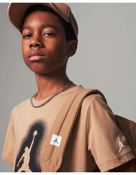 Camiseta Jordan Mvp Airbrushed Jumpman para niño - Marrón