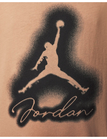 T-shirt Airbrushed Jumpman pour garçon Jordan MVP - Marron