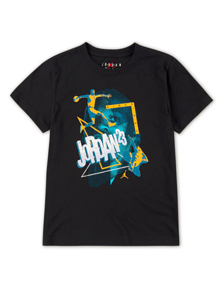Camiseta Jordan Sleeve Tee para niño - Negro