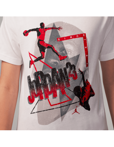 Camiseta Jordan Sleeve Tee para niño - Blanco