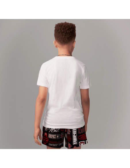 Jordan Sleeve Tee Boys T-Shirt - White