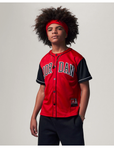 Jordan Baseball Jersey trikot – Rot/Schwarz