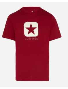 Converse Square Logo Herren T-Shirt - Rot