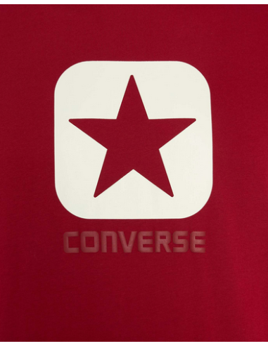 Converse Square Logo Herren T-Shirt - Rot