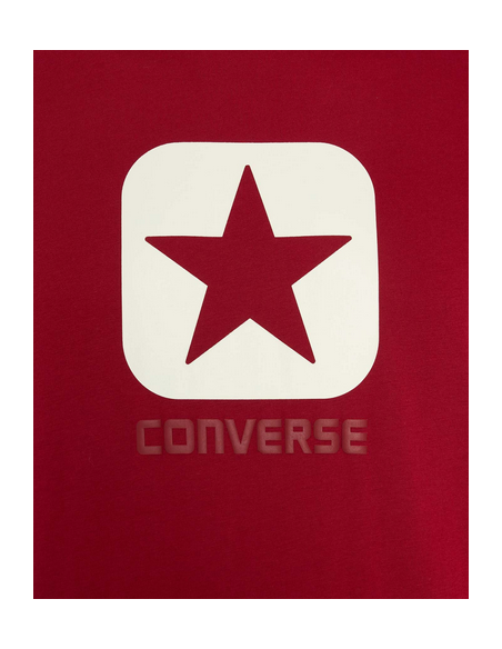 T-shirt Uomo Converse Square Logo - Rosso
