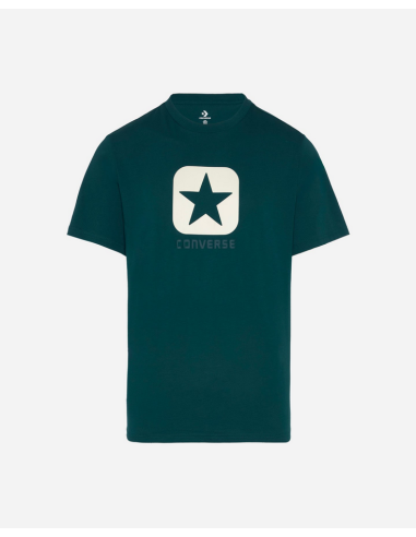 Camiseta para hombre con el logotipo cuadrado de Converse - Verde