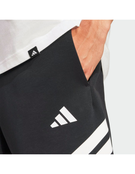 Men's Adidas Future Icons 3-Stripes Shorts - Black
