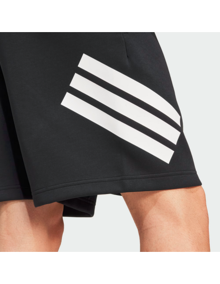 Men's Adidas Future Icons 3-Stripes Shorts - Black