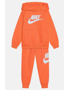 Nike Club French Terry Kinder Trainingsanzug - Orange