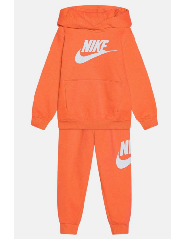 Nike Club French Terry Kids Tracksuit - Orange