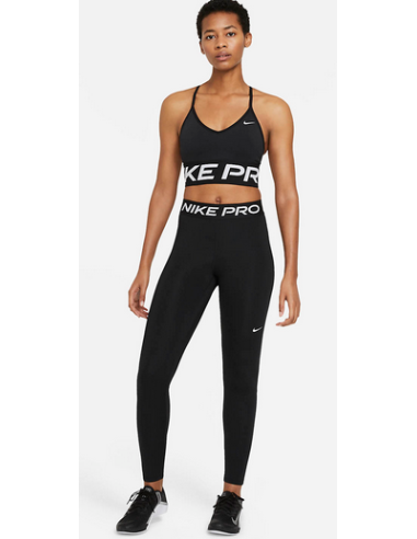 Mallas Nike Pro para mujer, color negro