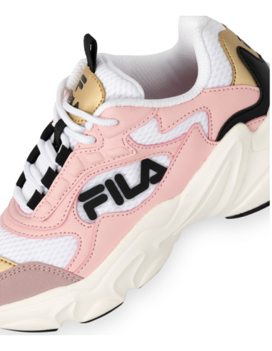 Fila Collene Girls Shoes - White/Pink