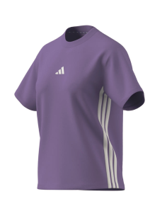 Adidas Future Icons 3-Stripes Tee Damen T-Shirt - Lila