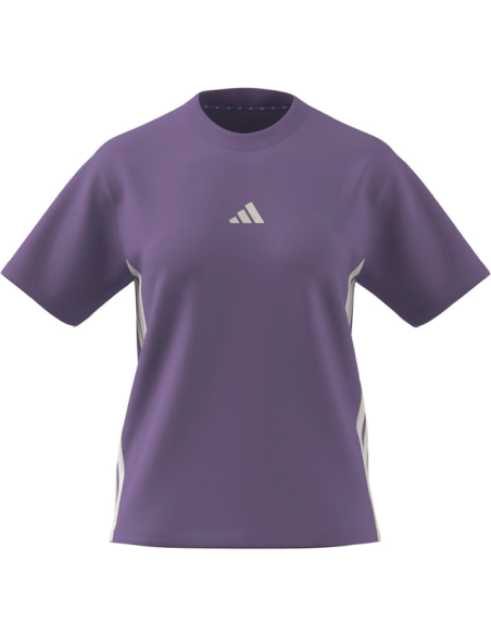 Adidas Future Icons 3-Stripes Tee Damen T-Shirt - Lila